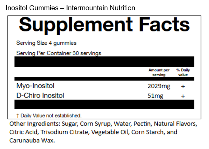 Inositol Gummies SFP