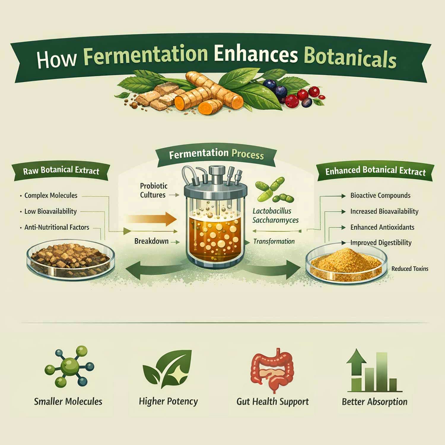 How fermentation enhances botanicals