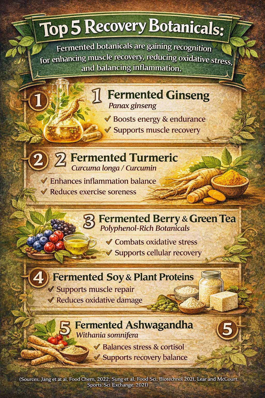 Functional Ingredients for Fermented Botanicals
