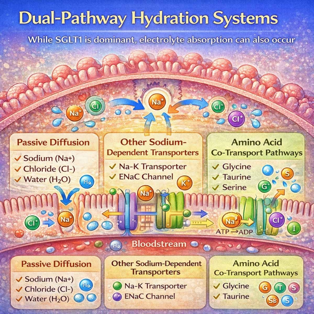 Dual Pathway Hydration Systems