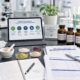 GRAS documentation on a countertop of a lab