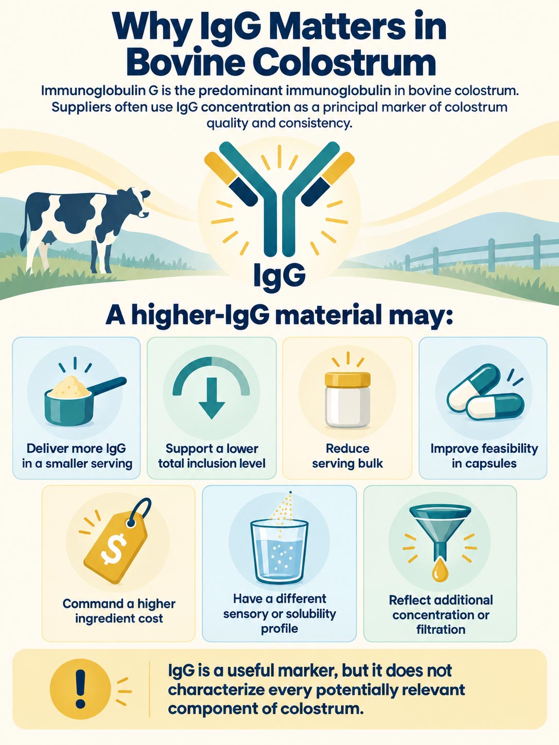INFOGRAPHIC: Why IgG Matters In Bovine Colostrum