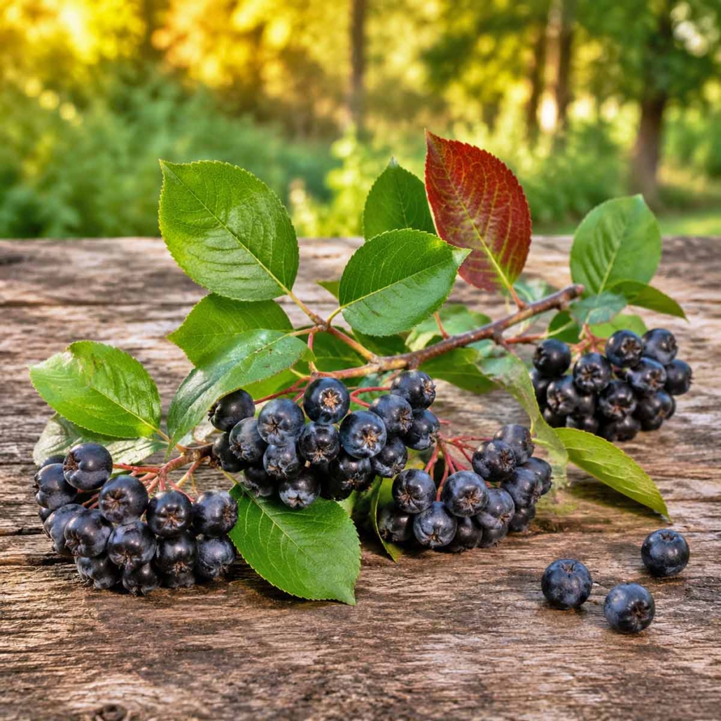 Aronia Berries or Chokeberries are an Anthocyanin For Colorful Immunity Support Supplement Formulation
