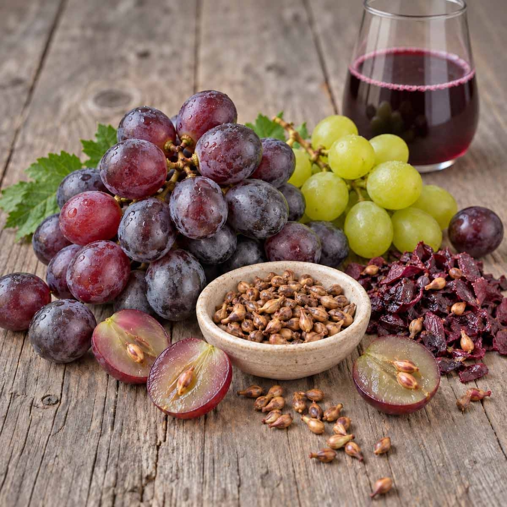 Grape Seed Extract for Antioxidant Supplement Formulation